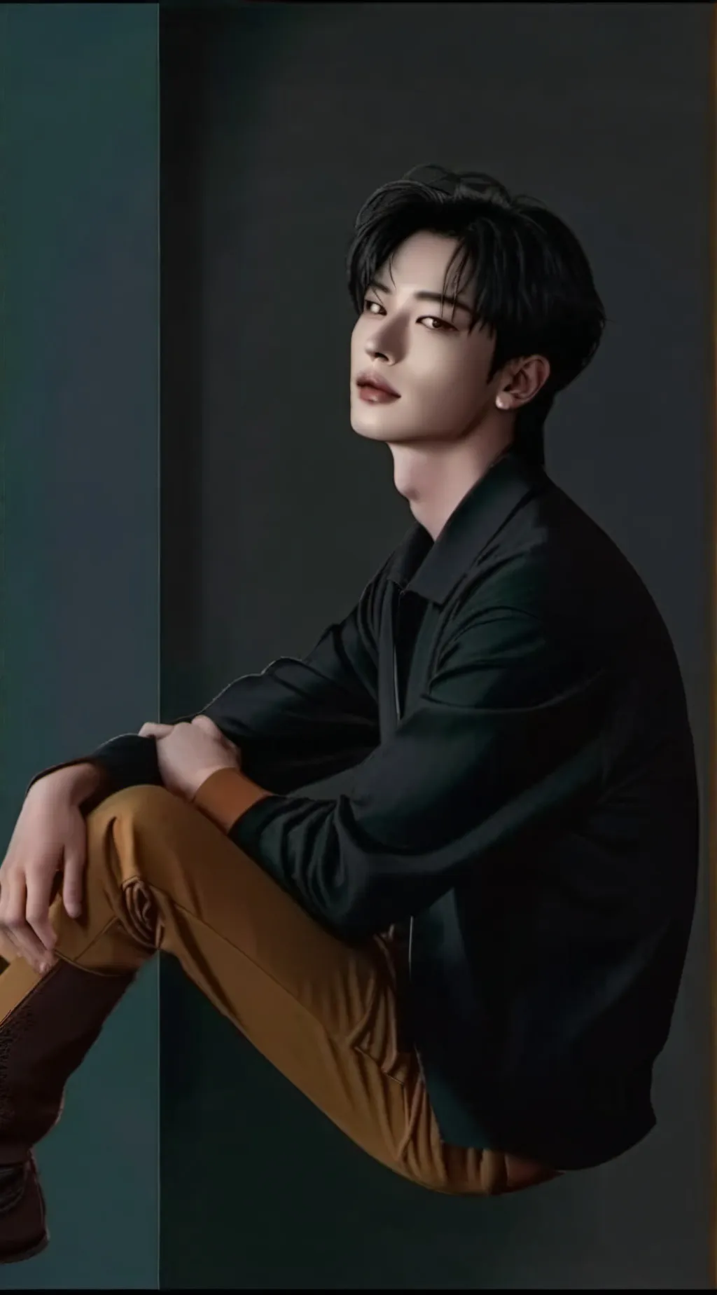 ai character: Hwang hyunjin~ background