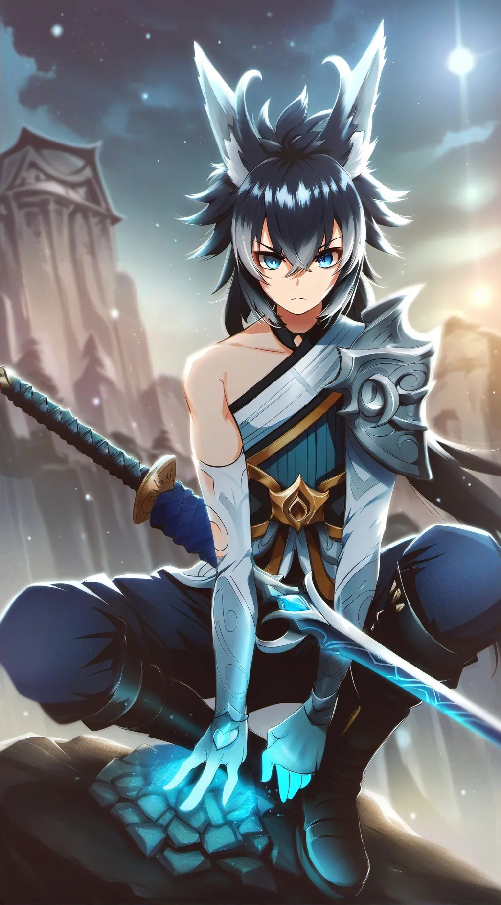 ai character: ecko background