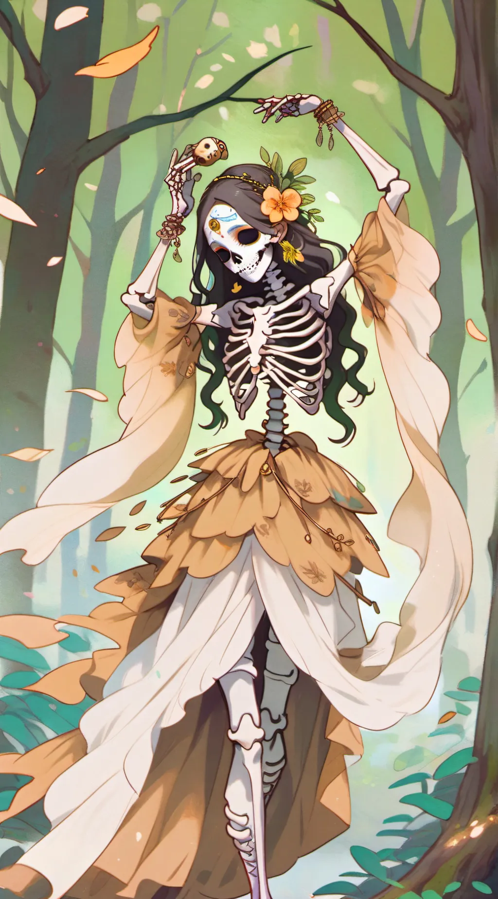 ai character: Danse Macabre background