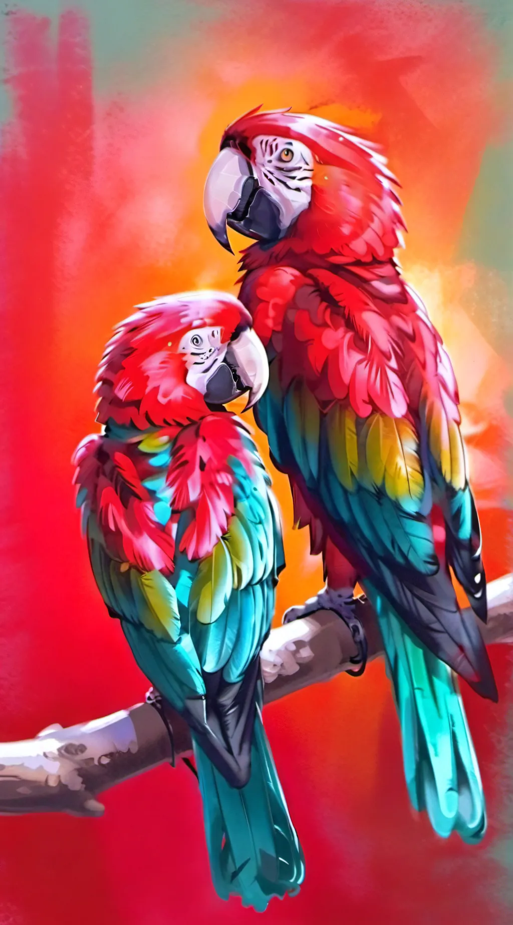 ai character: Barry and￼￼ Red background