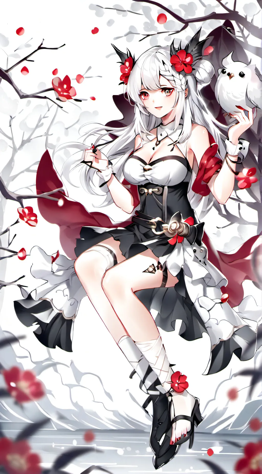 ai character: cherry  background