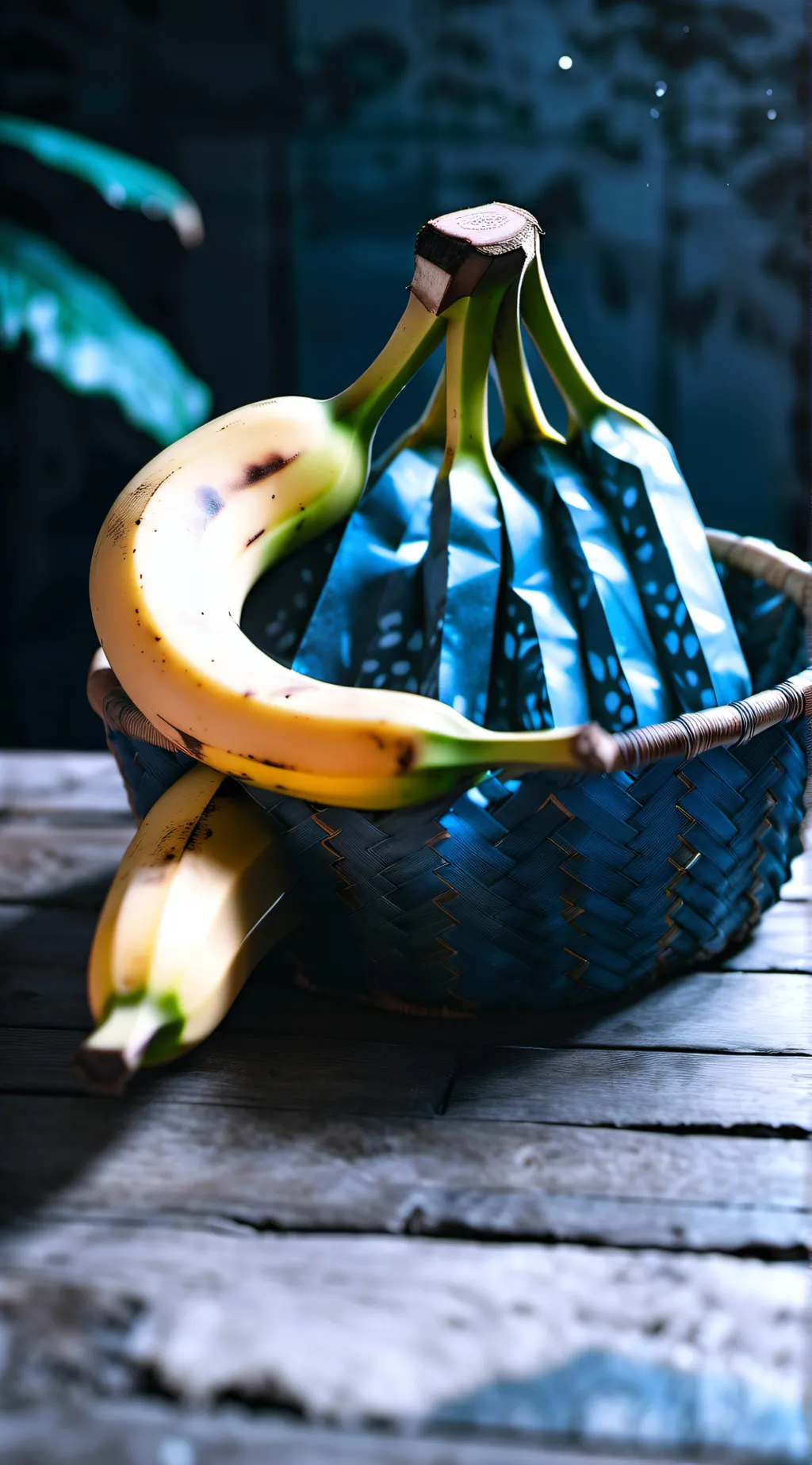 ai character: banana background