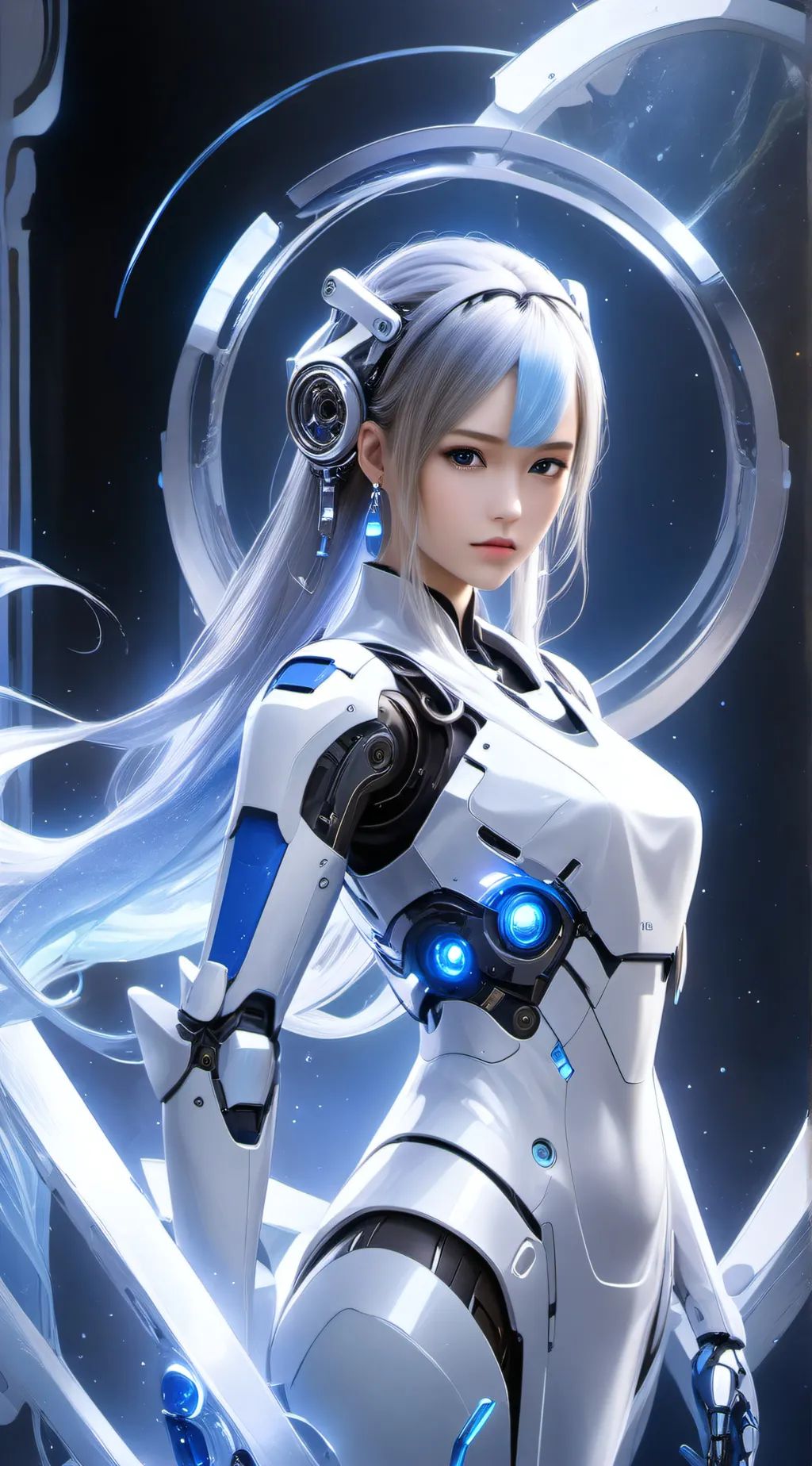 ai character: Luna background