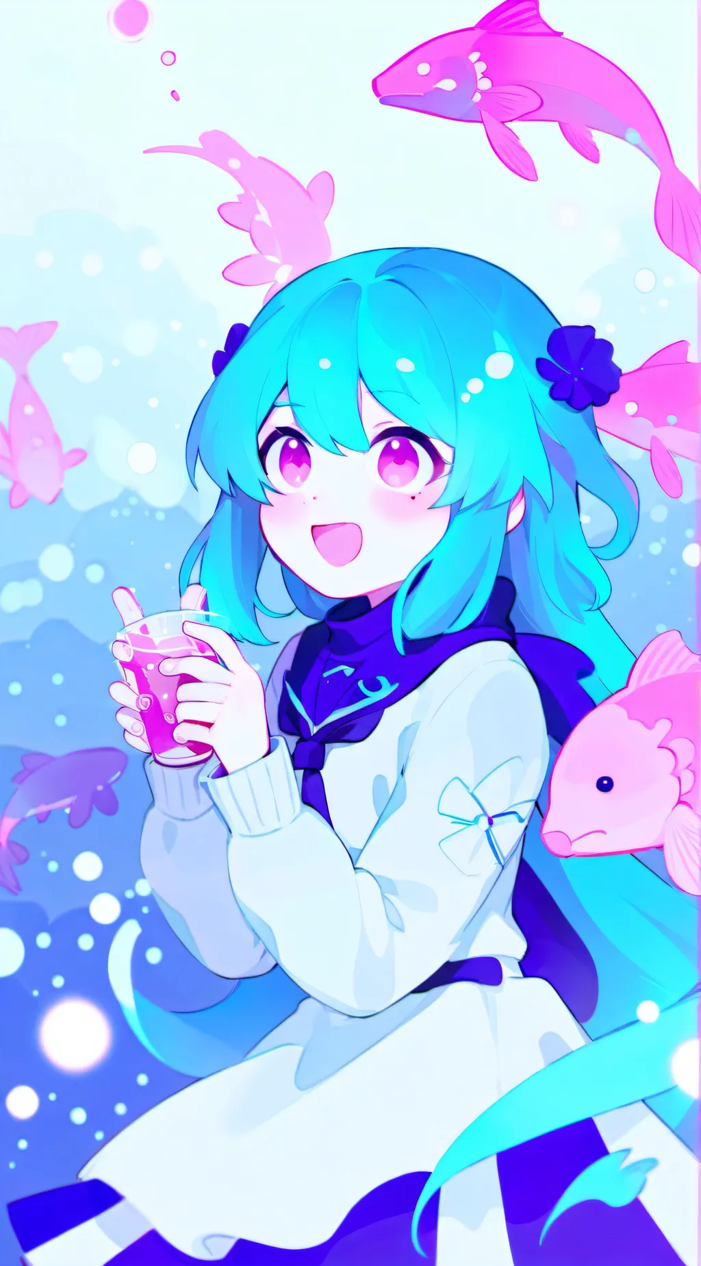 ai character: axol  background