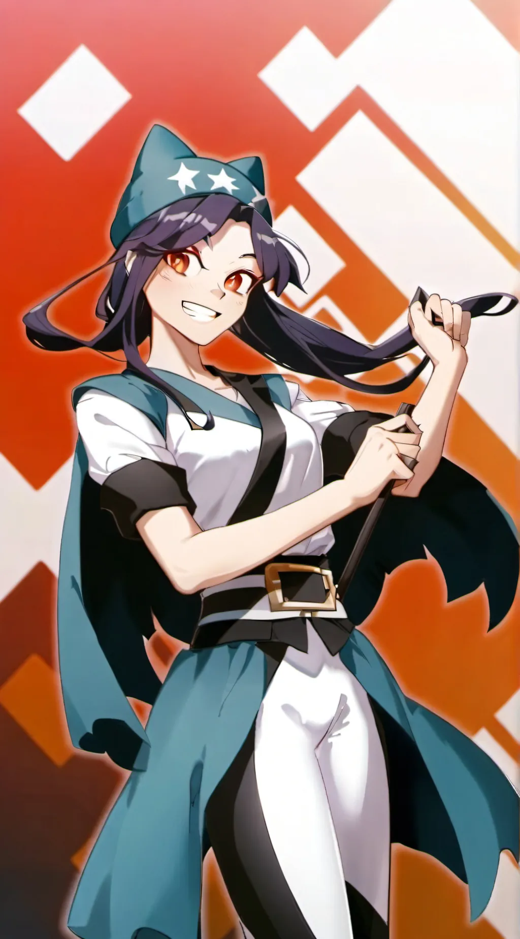 ai character: random cat girl background