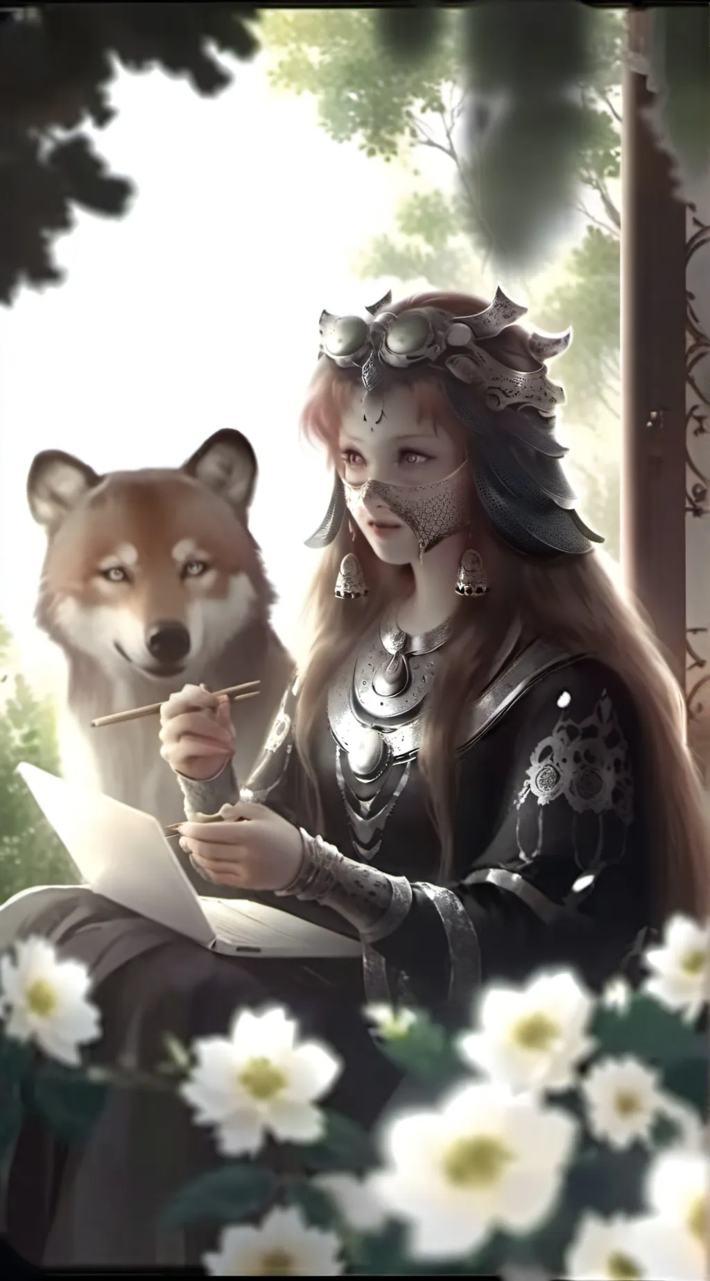 ai character: Sf Therian background