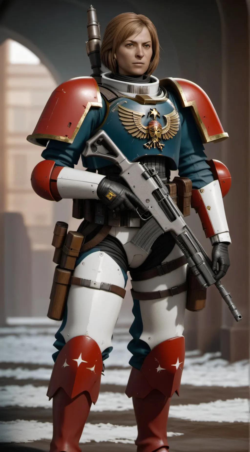 ai character: Elsie Farmark background