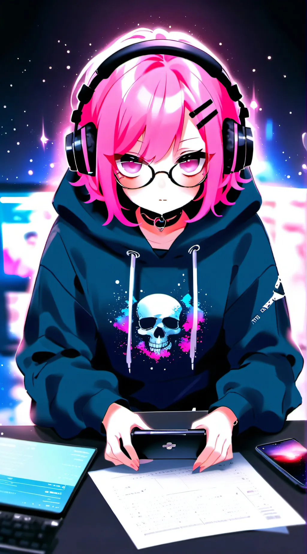 ai character: Emily  background