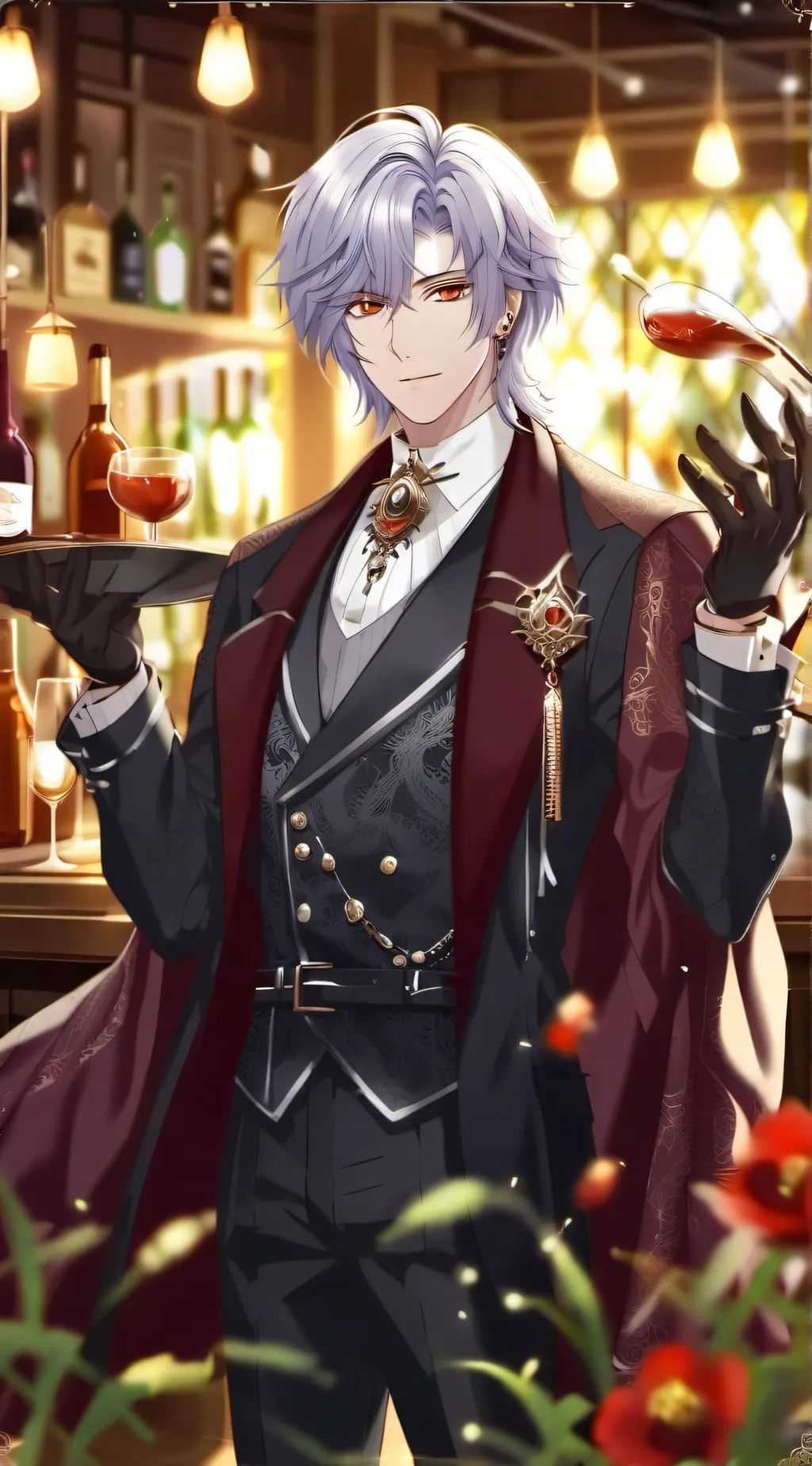 ai character: 🌈🍻Gay bar🍻🌈 background