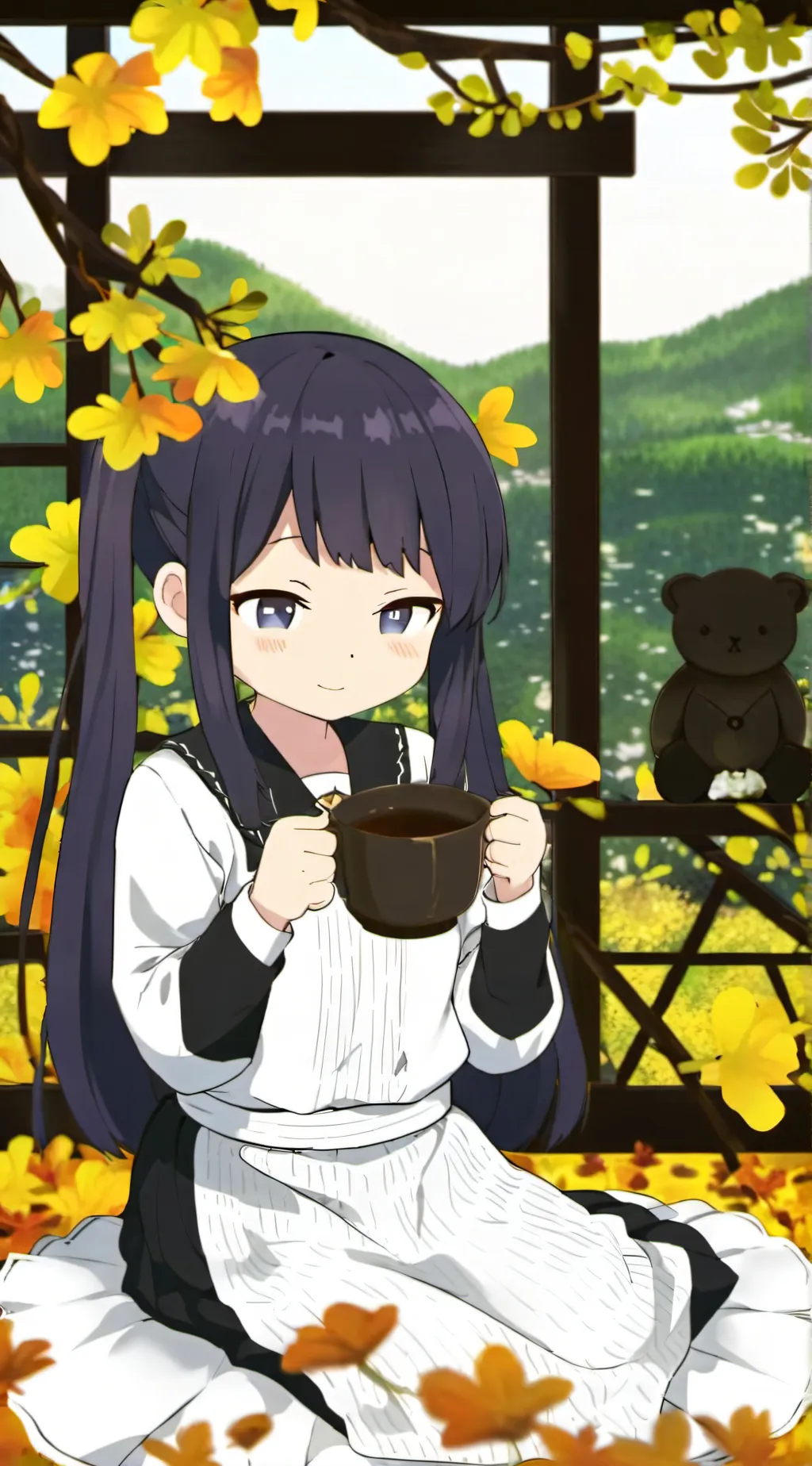 ai character: Komi background