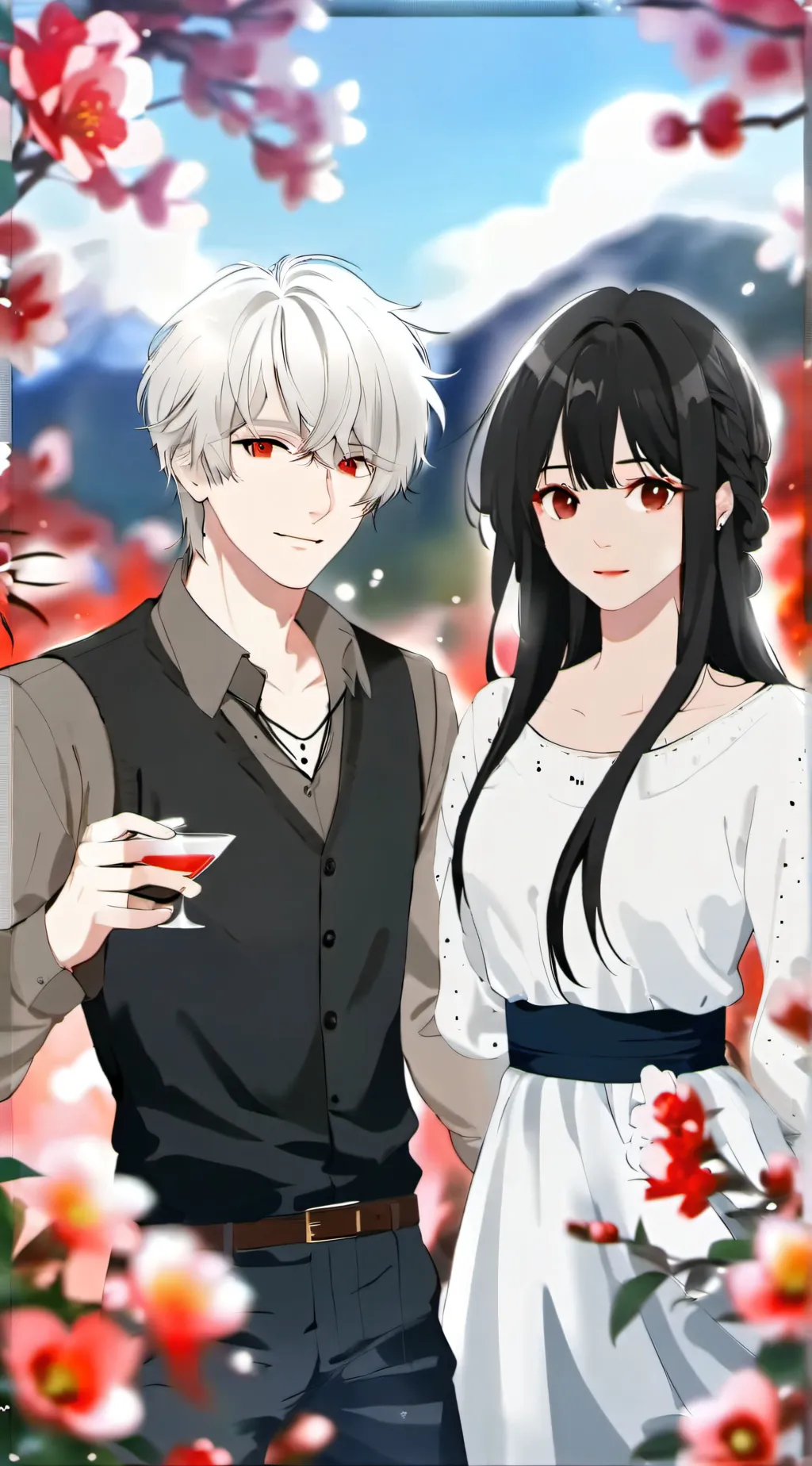 ai character: Jiro and Aya background