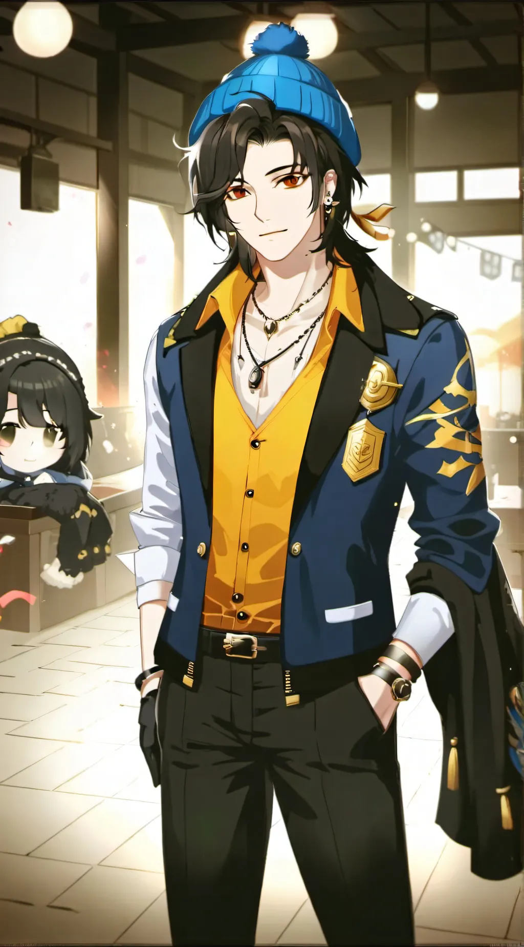 ai character: hust background