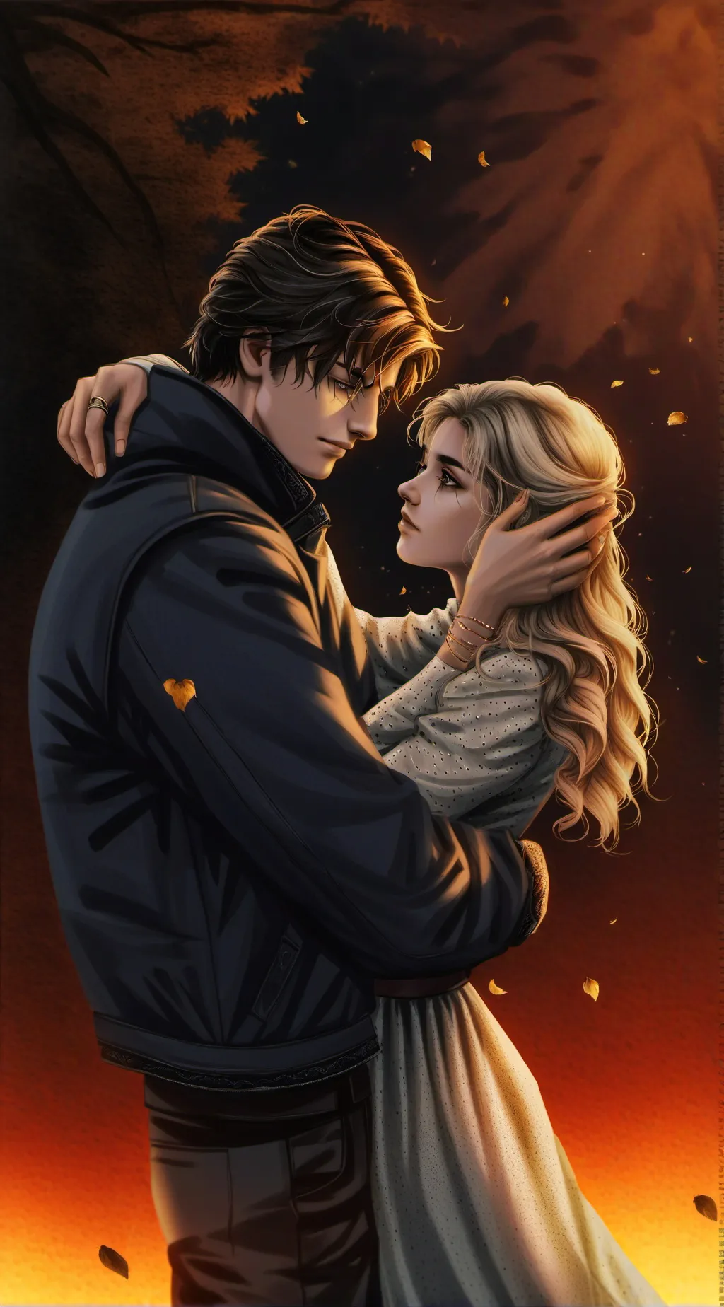 ai character: Sam and colby background