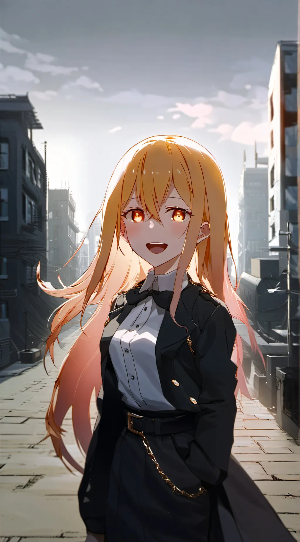 ai character: Makio✨🍭 background