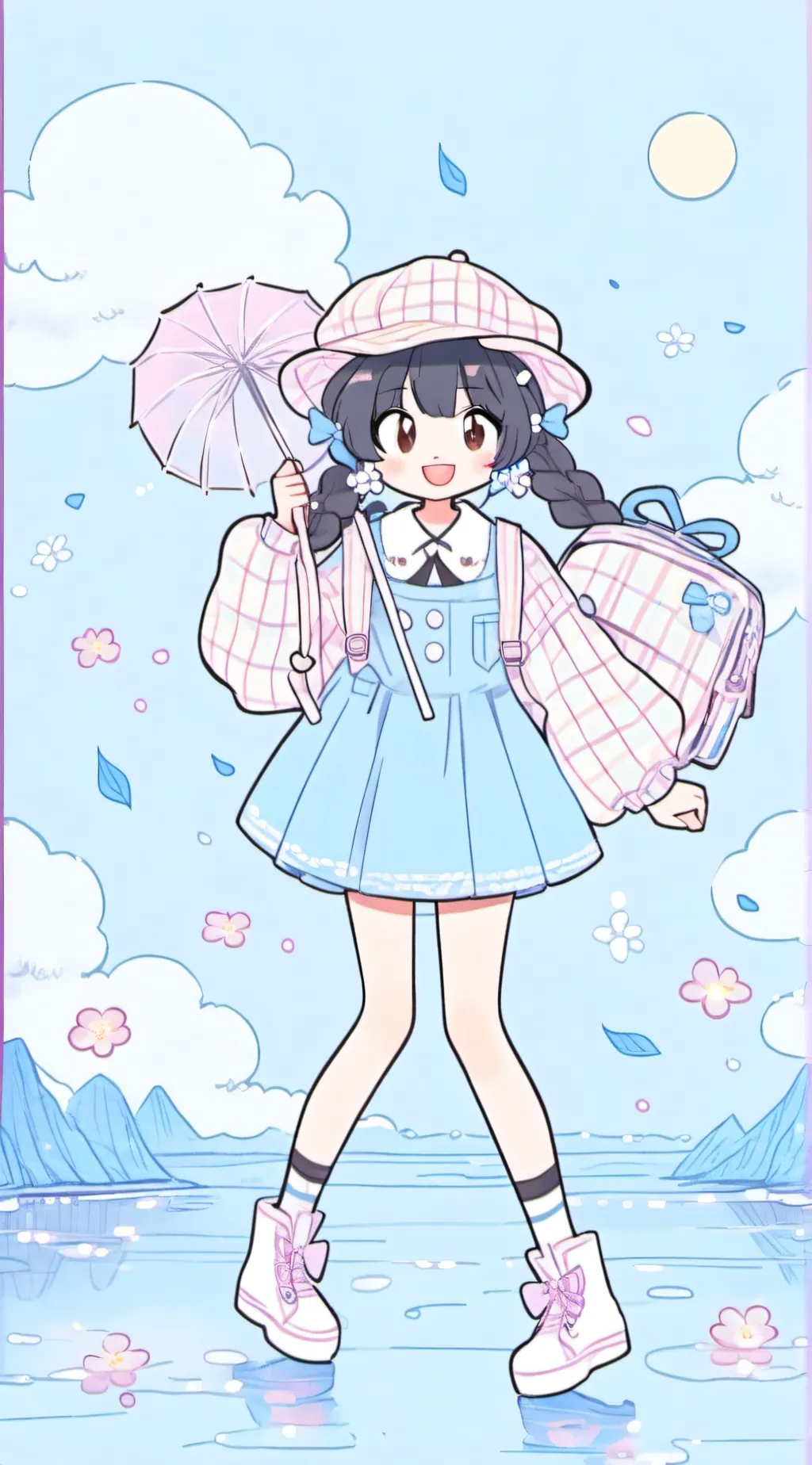 ai character: Mean girl background