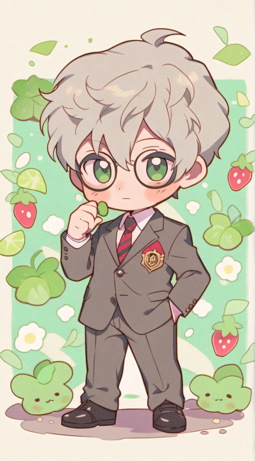 ai character: sky background