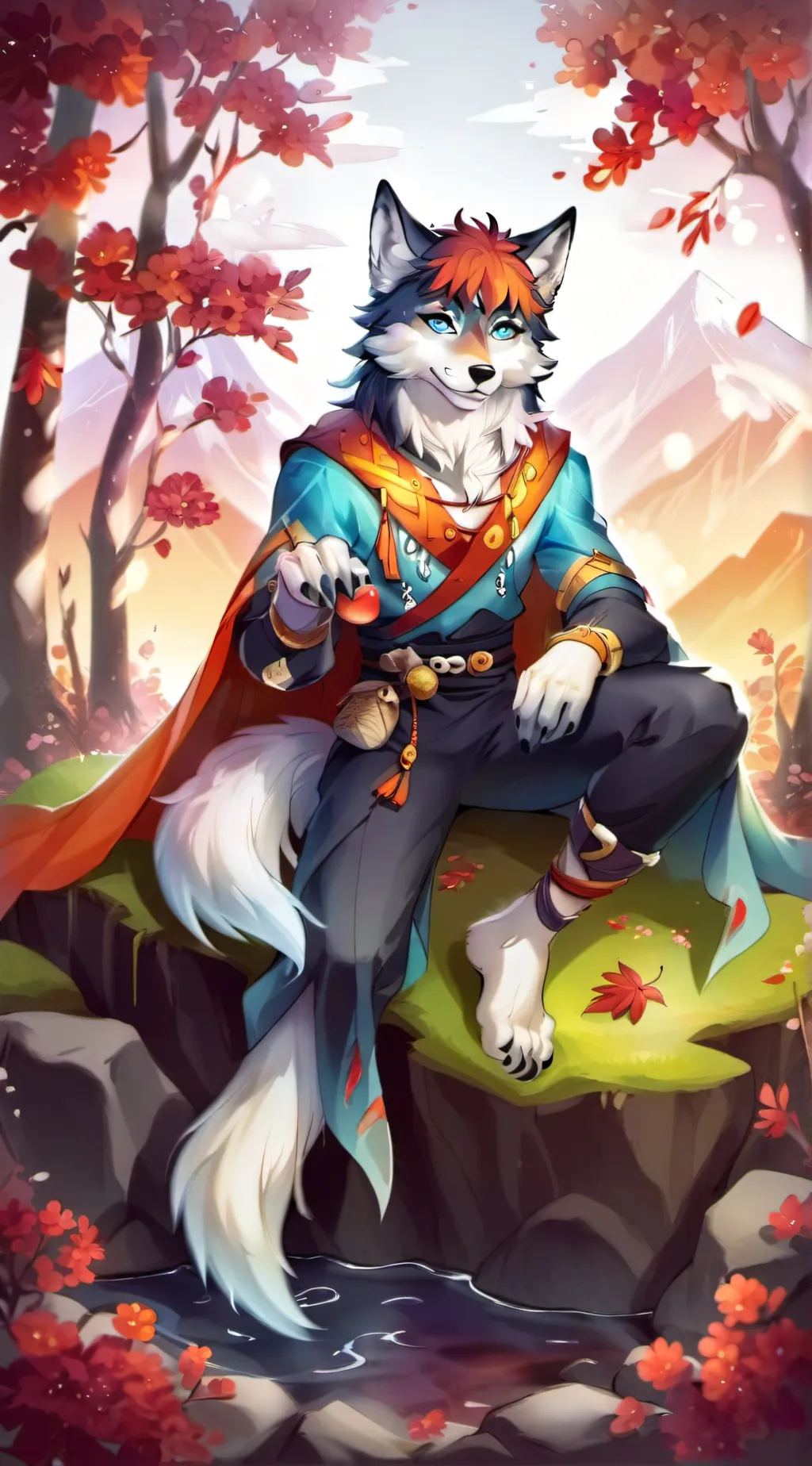 ai character: Natori background