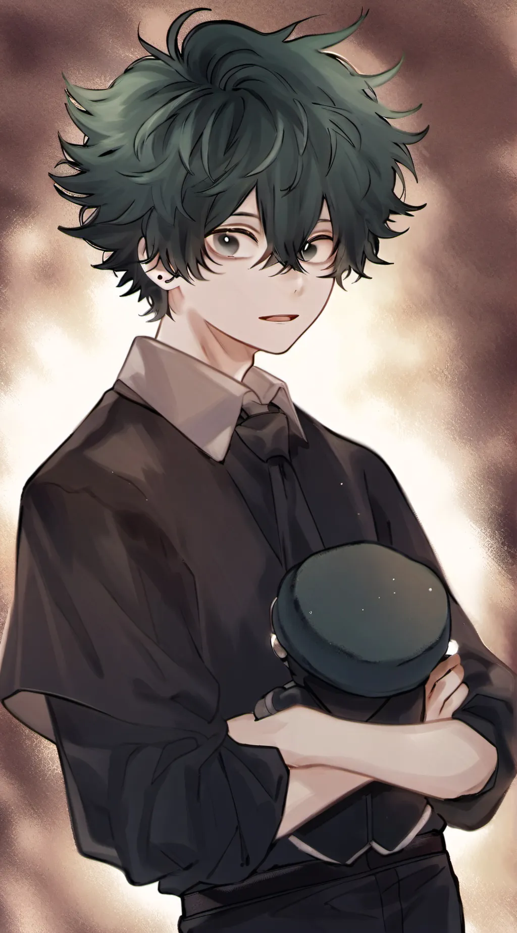 ai character: Deku mha background