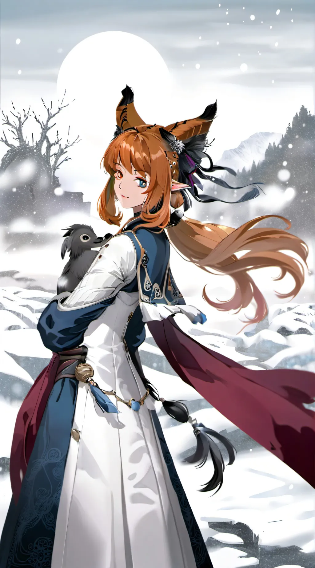 ai character: BELLA THE WOLF background