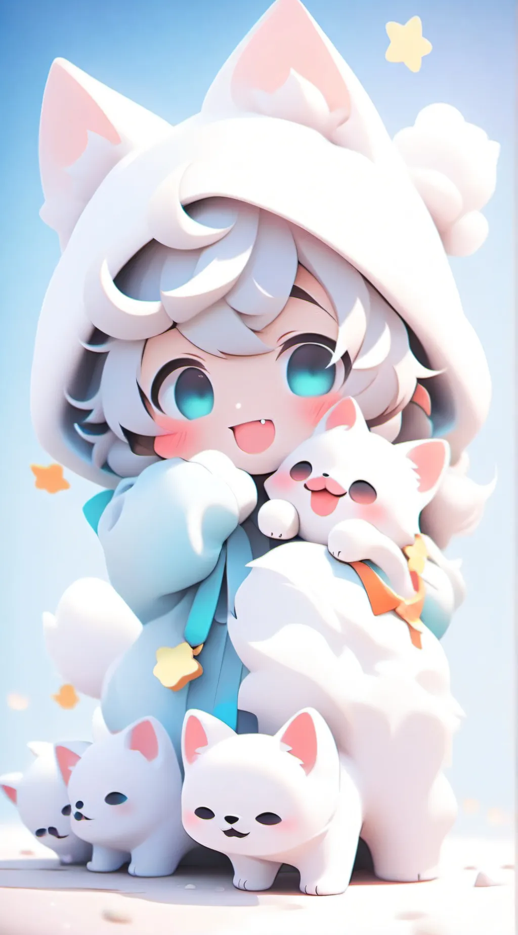 ai character: Catnap and Dogday😼 background