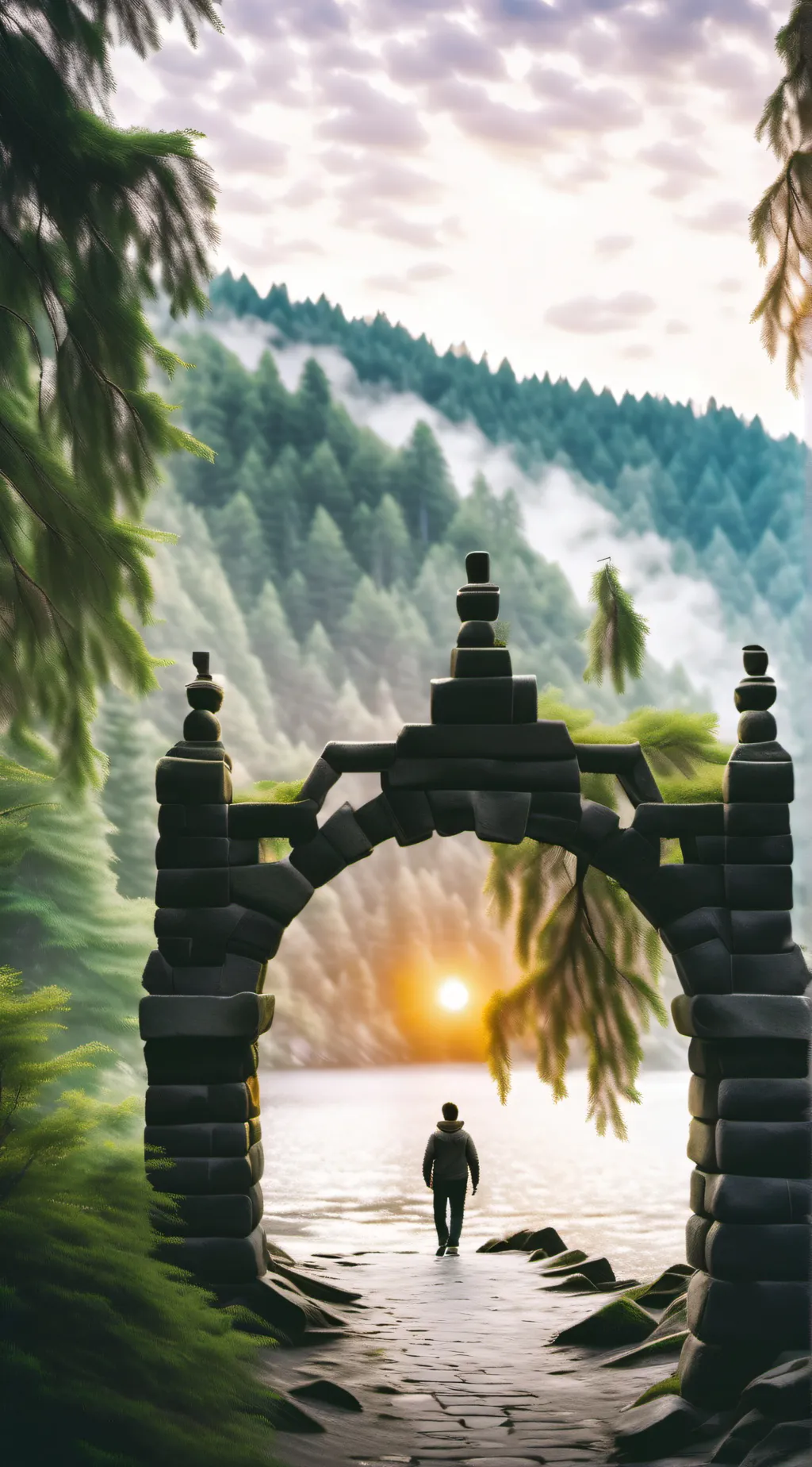 ai character: Shinbakudeku background