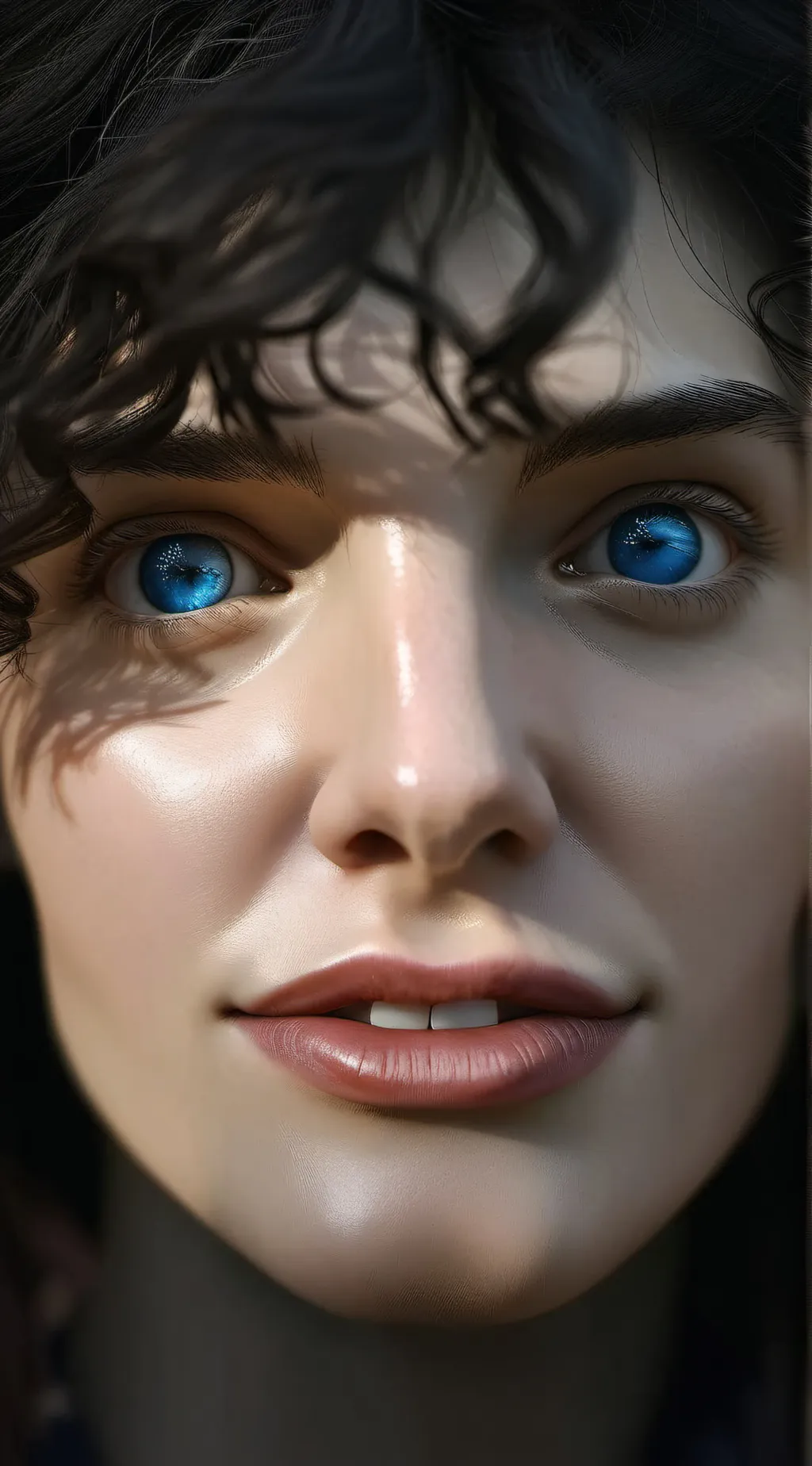 ai character: Ocean Eyes background