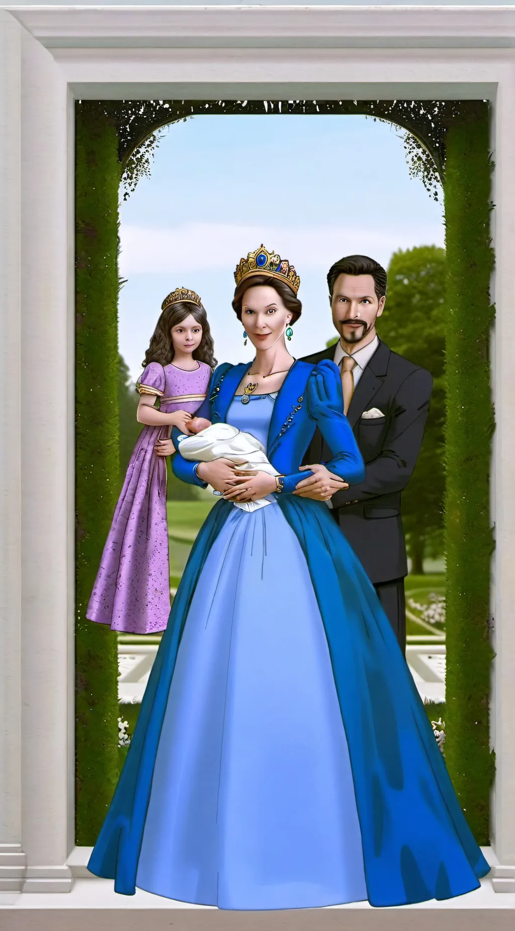 ai character: Royal family  background