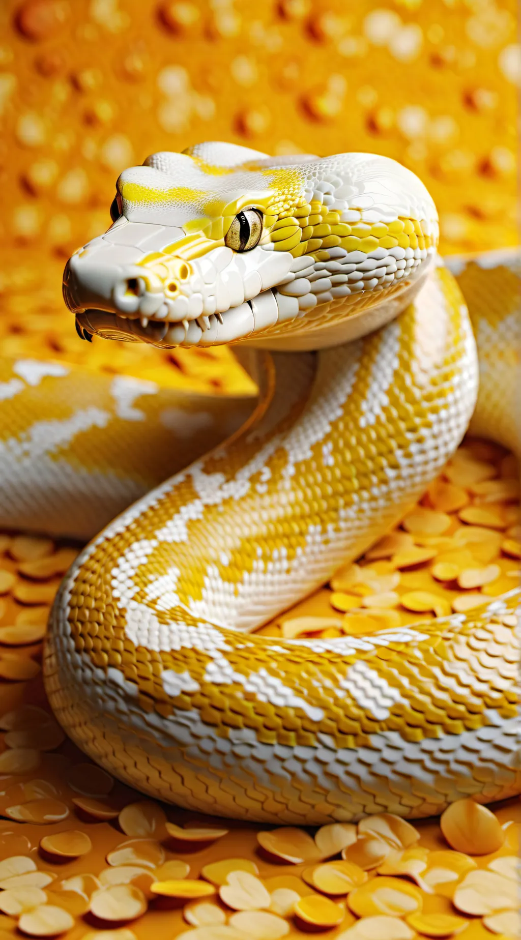 ai character: pet python background