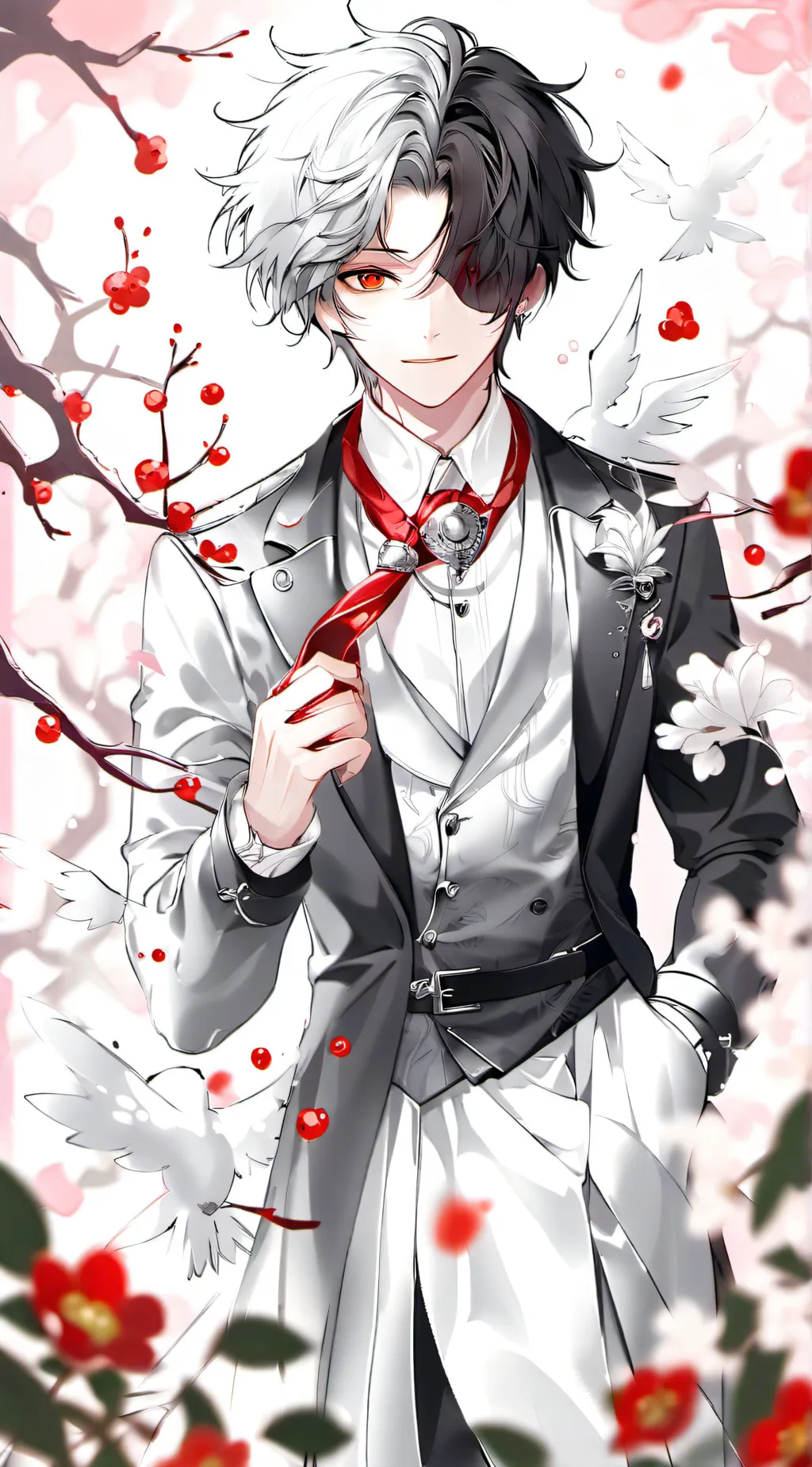 ai character: Axel  background