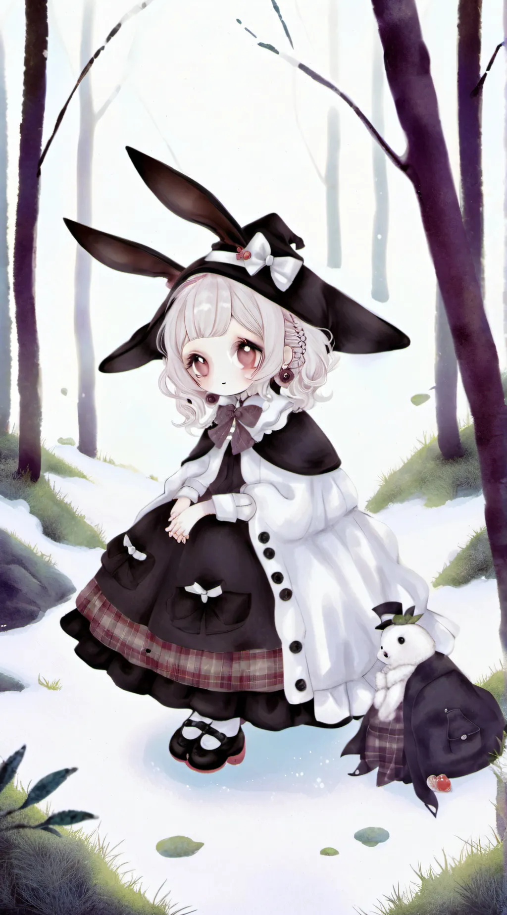 ai character: jane the rabbit  background