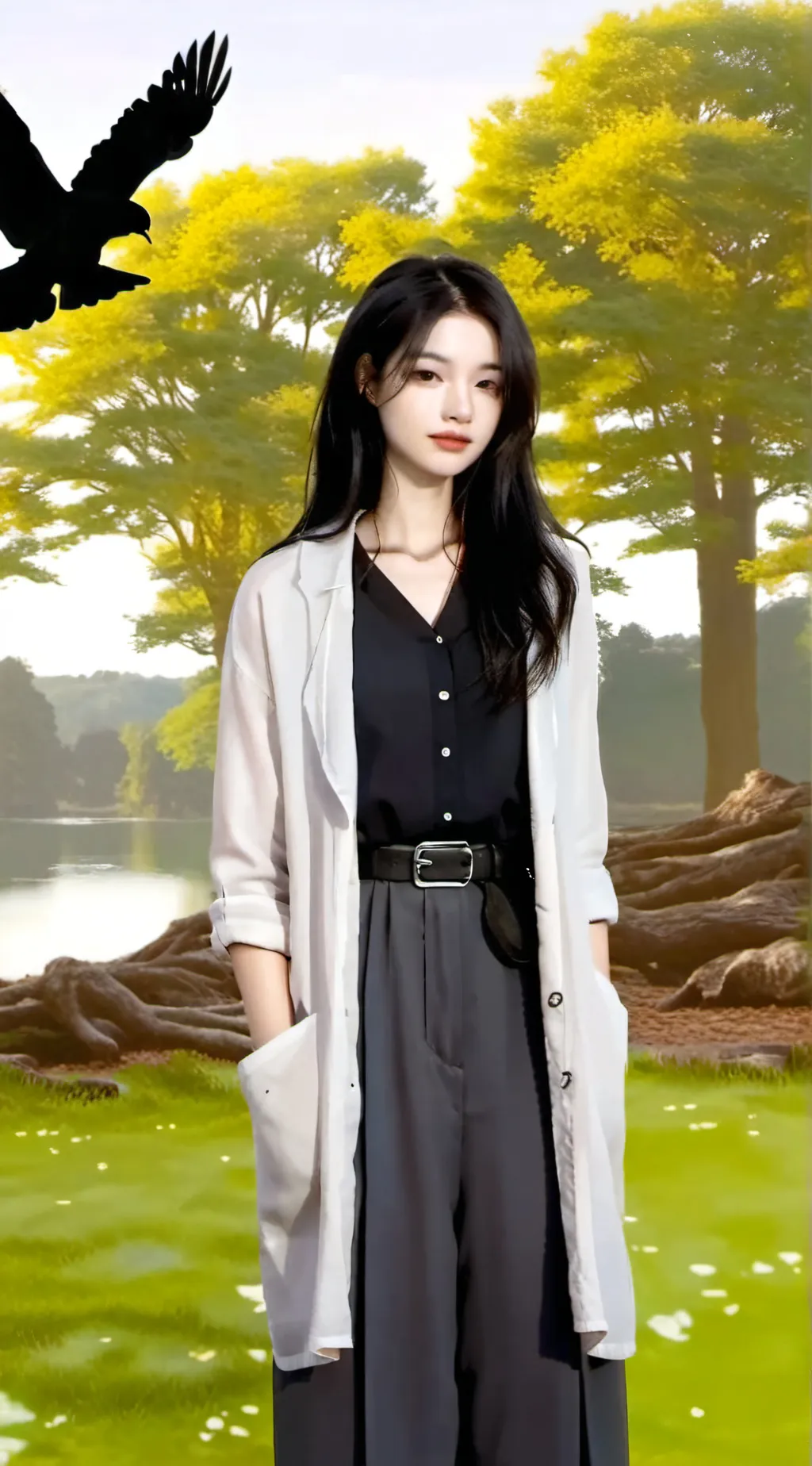 ai character: Ella ♥︎ background