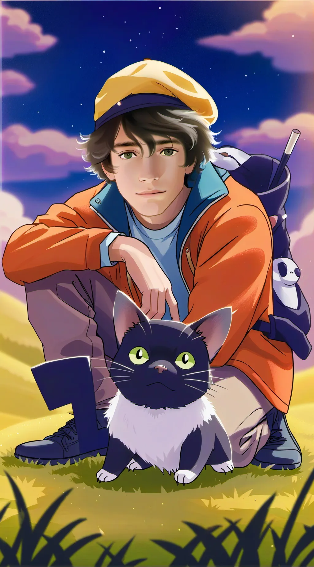 ai character: Chris sturniolo  background