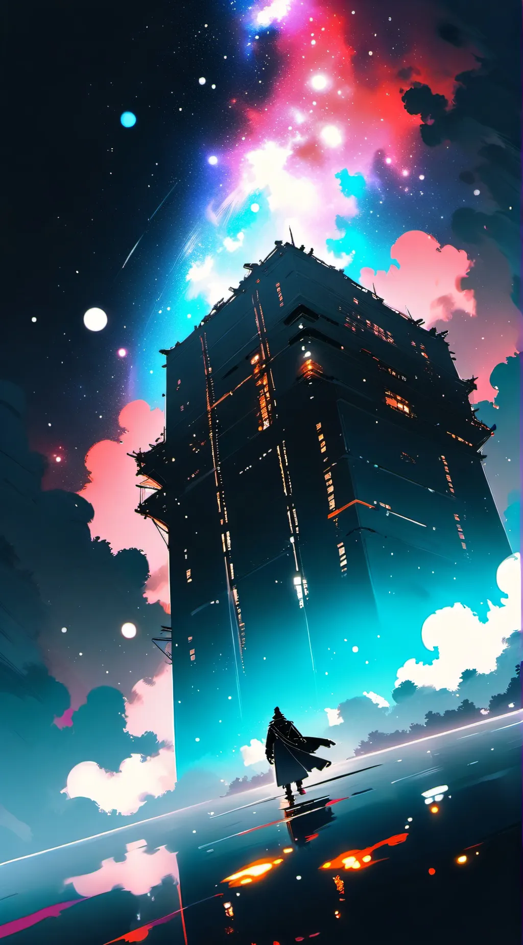 ai character: Future Evan afton background