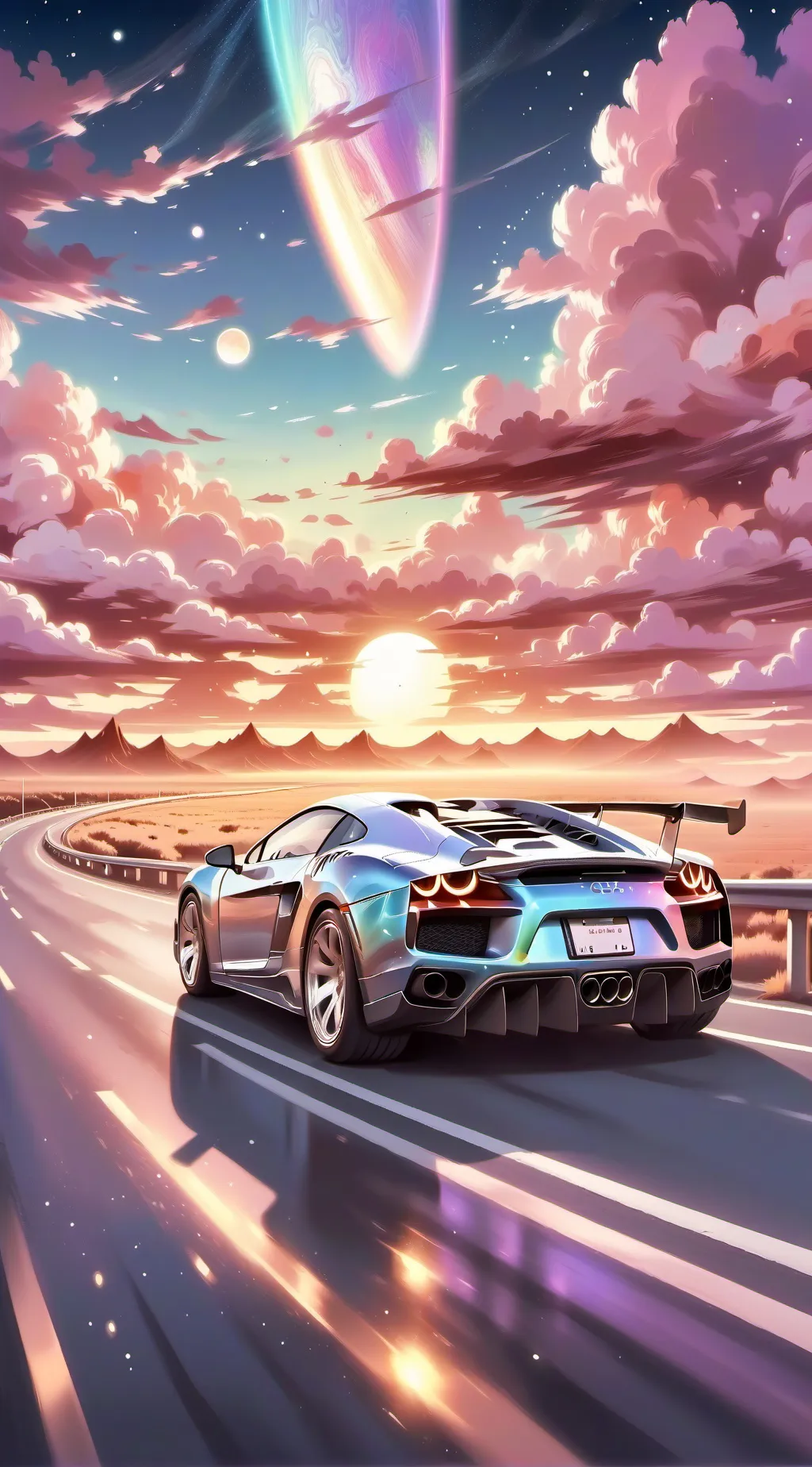 ai character: HH road trip!! background