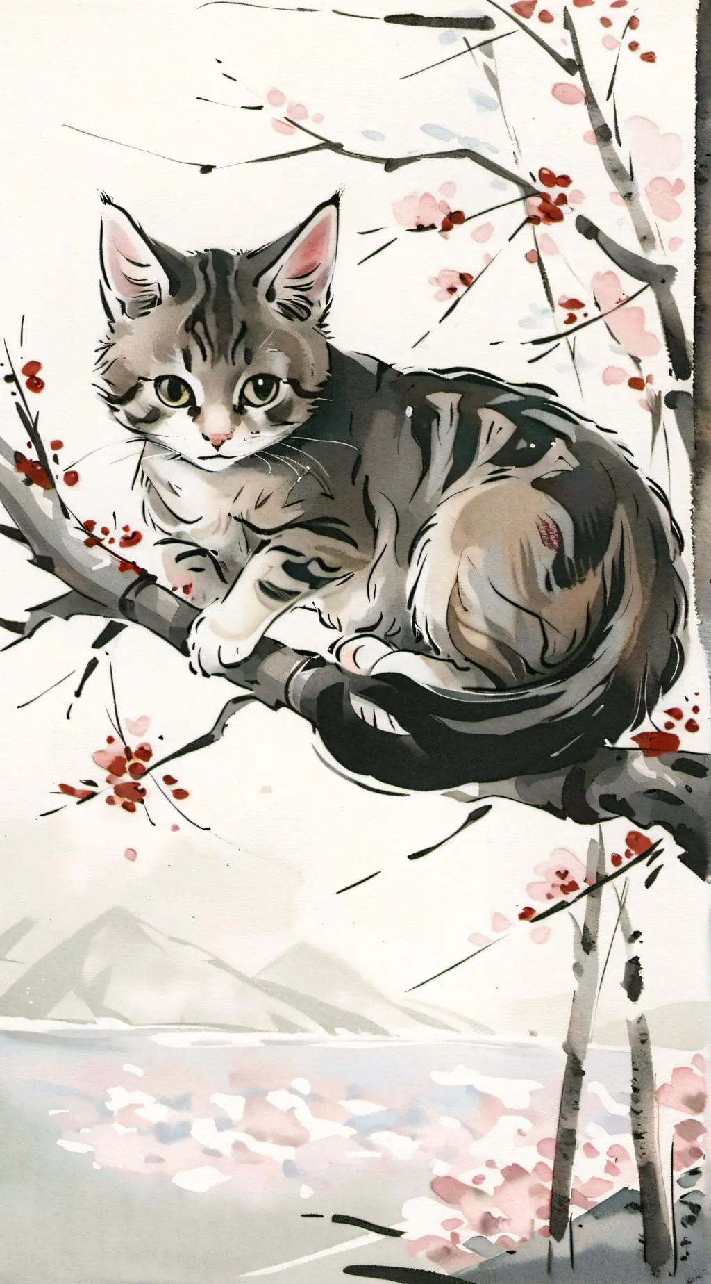 ai character: cat background