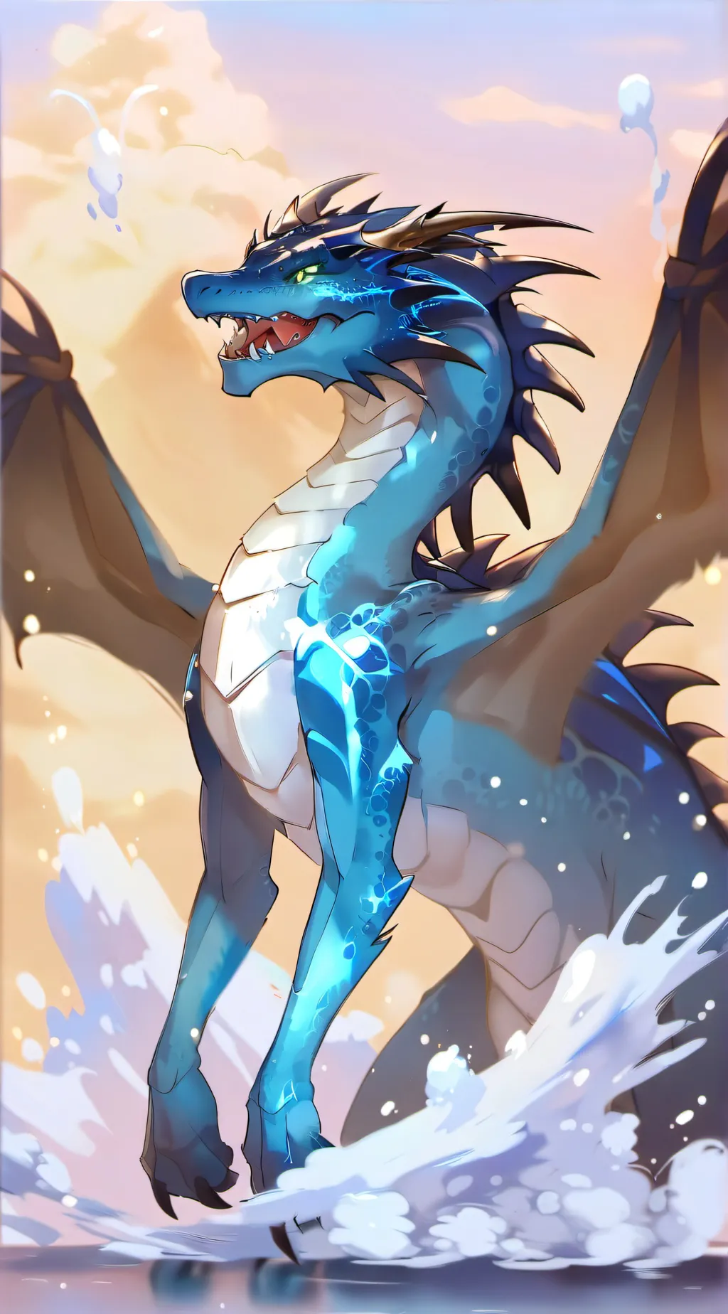 ai character: Sapphire background