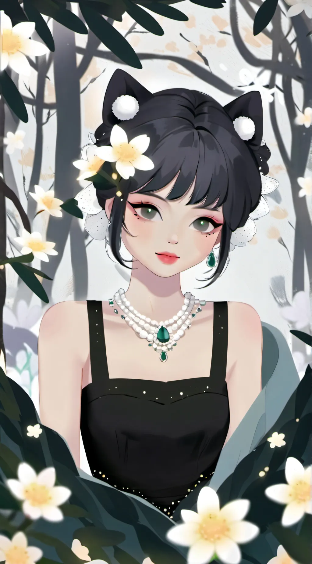 ai character: Selene background