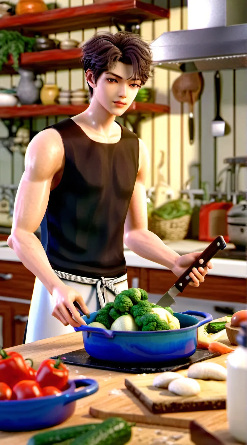 ai character: Lucus background