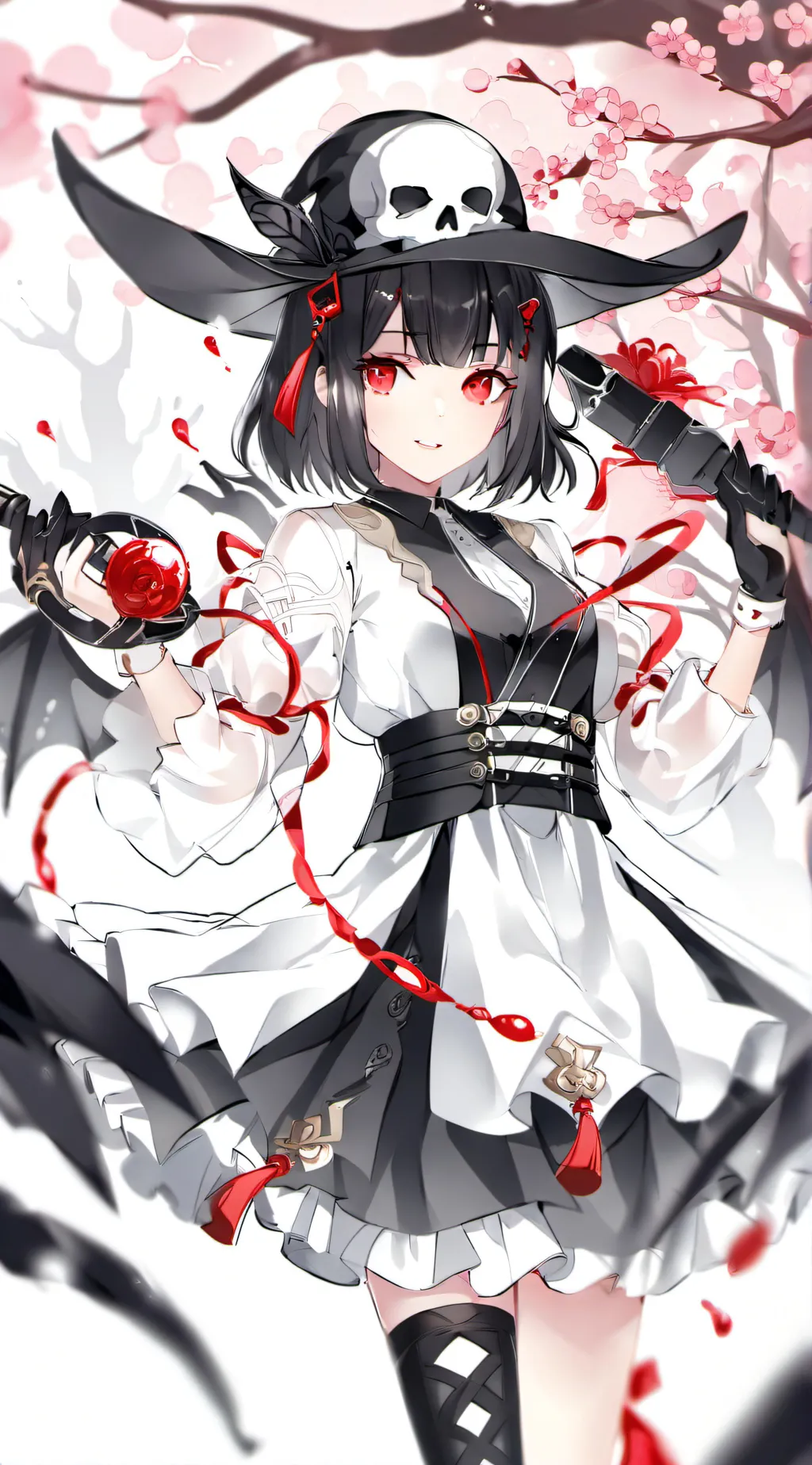 ai character: Death background