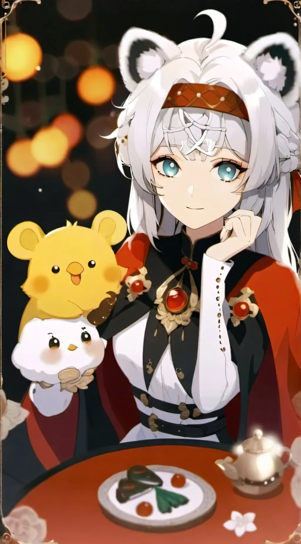 ai character: momo background