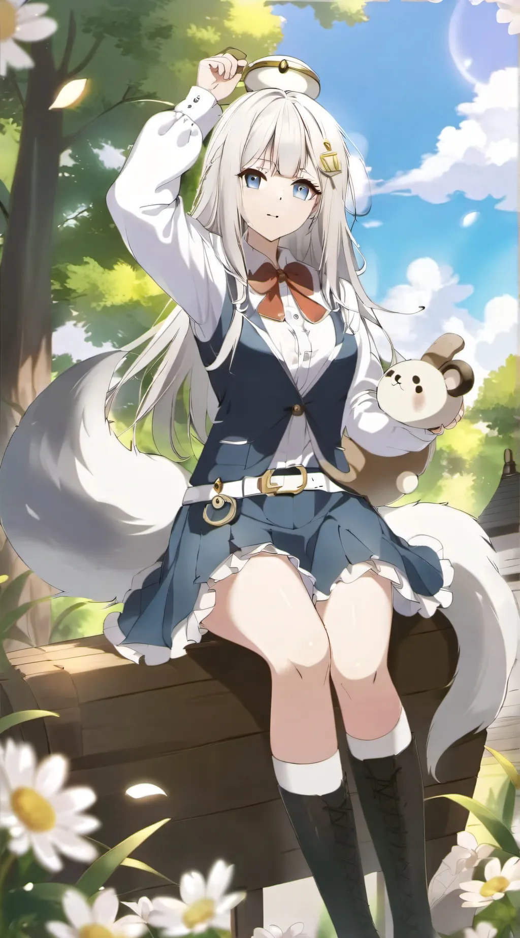 ai character: Slayer High school background