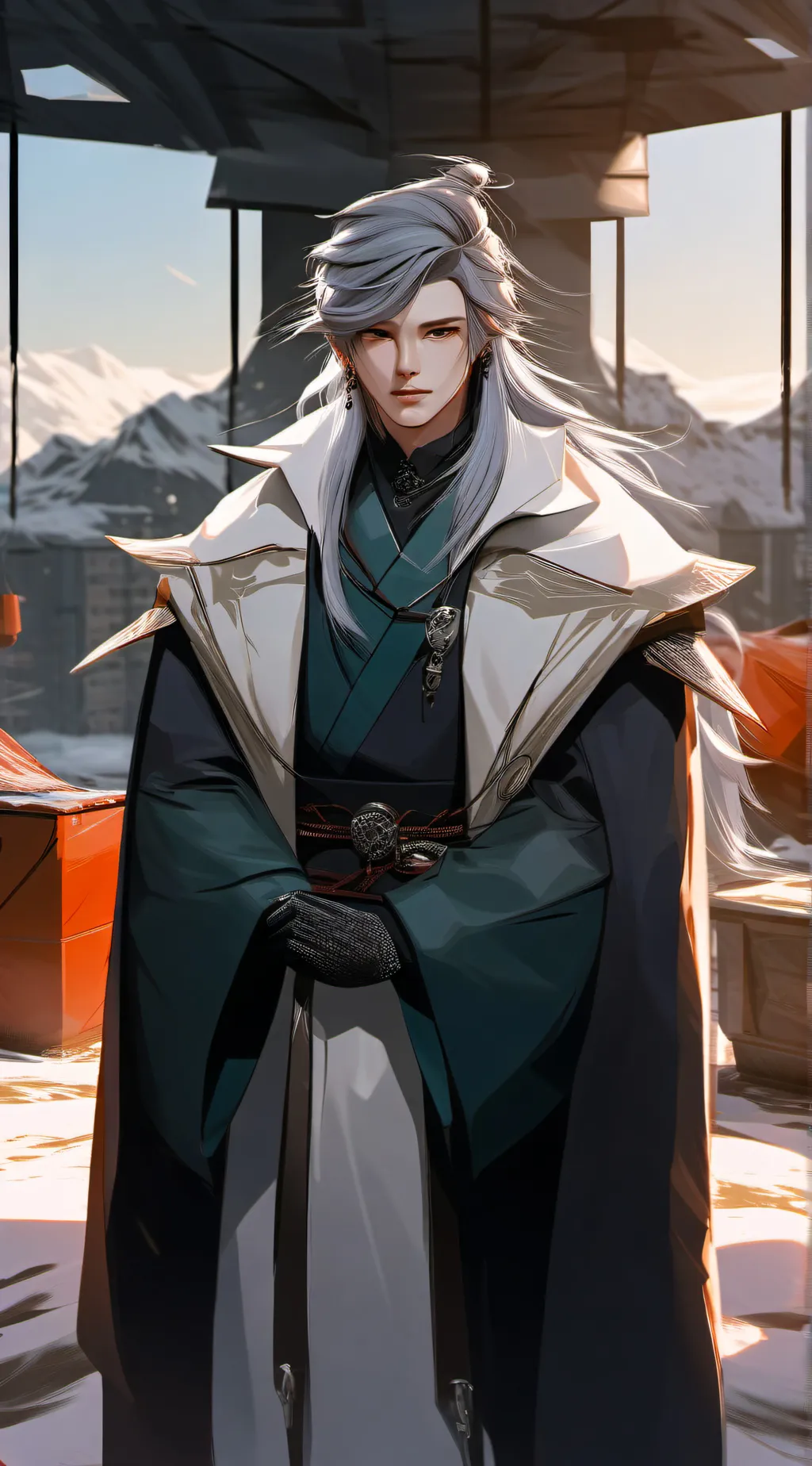 ai character: Cius  background