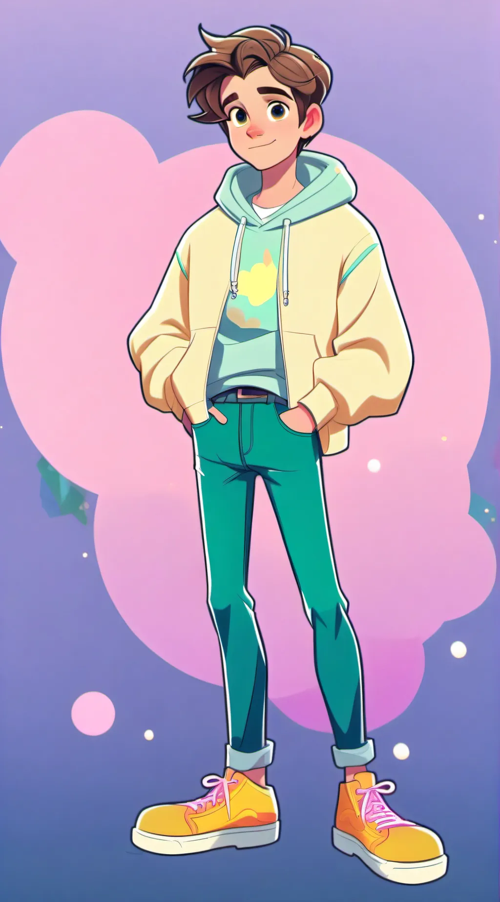 ai character: Issac Deez Nuts background