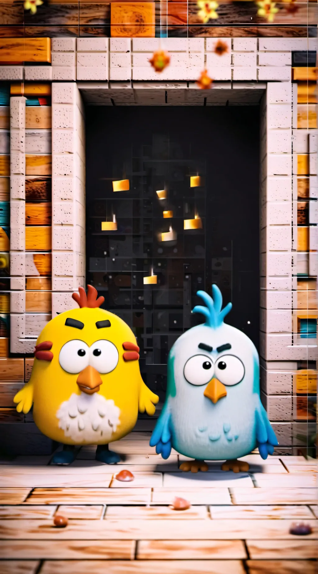 ai character: Chicky and Chukpa  background