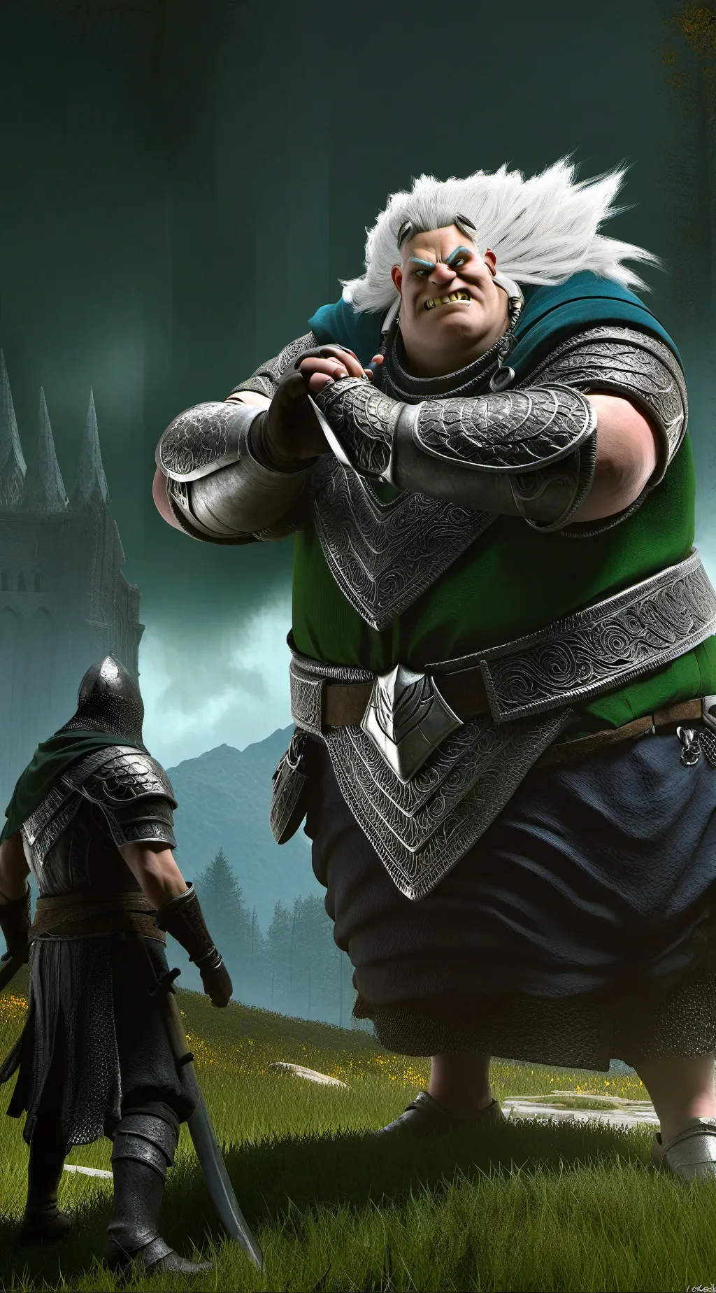 ai character: Fat mama background