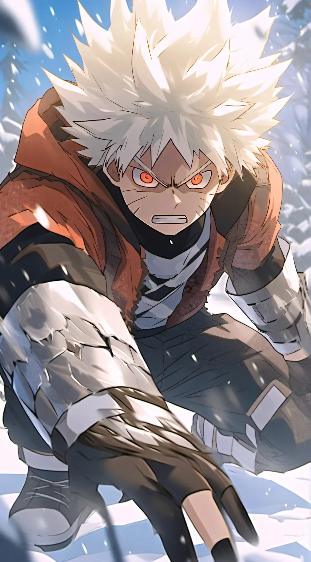 ai character: Bakugo  background
