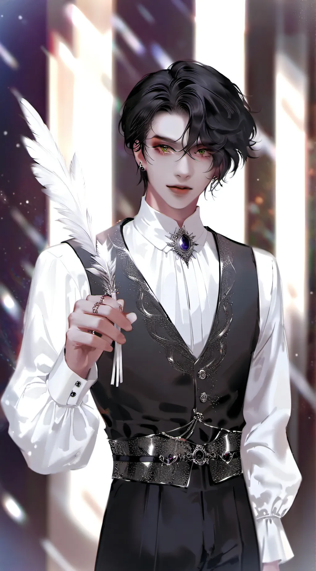 ai character: -"-Izzac-"- background