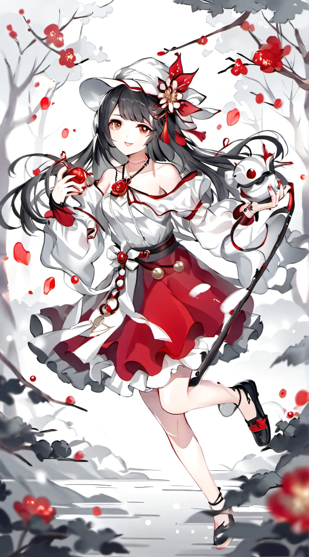 ai character: gay girl  background