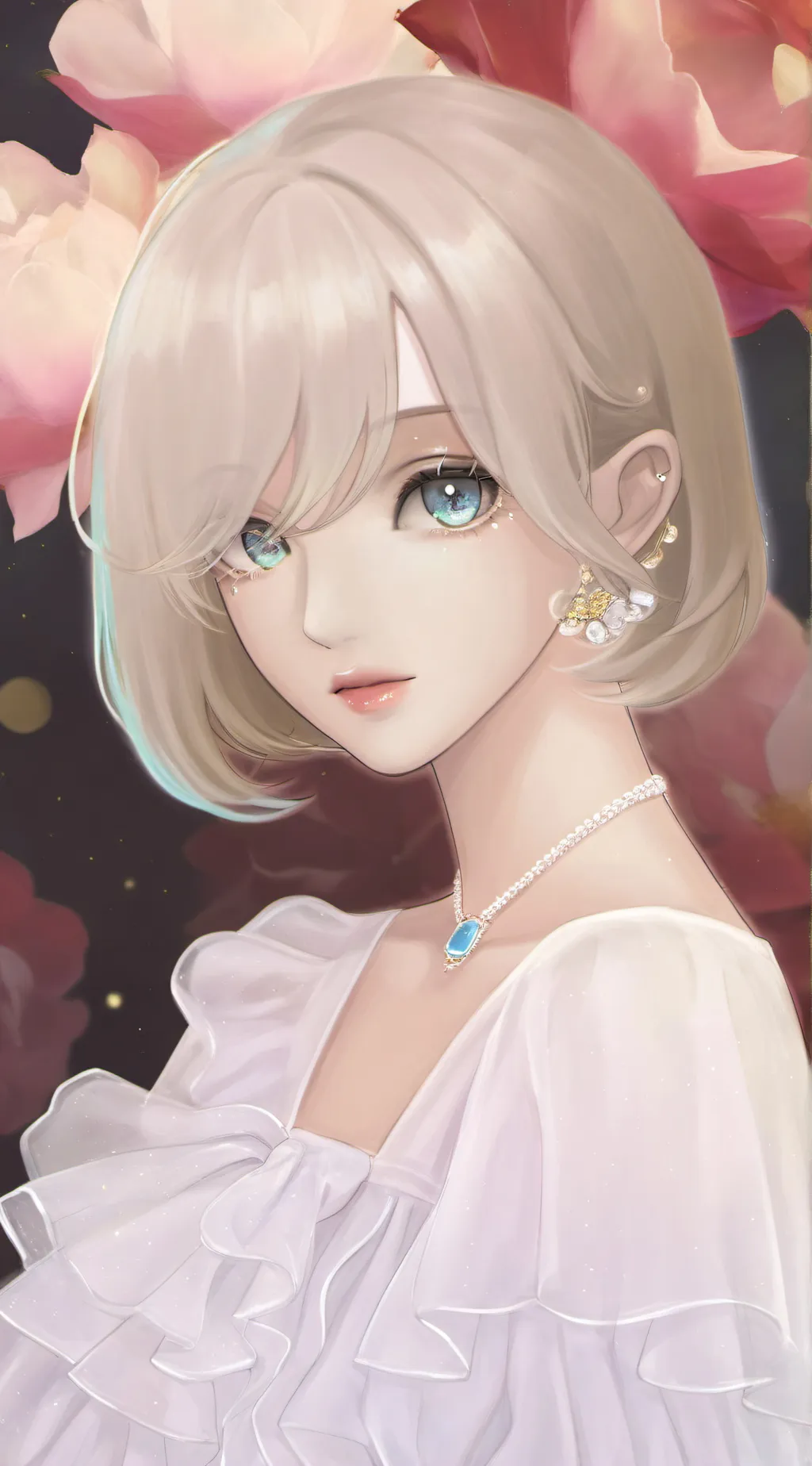 ai character: Birthday Party...  background