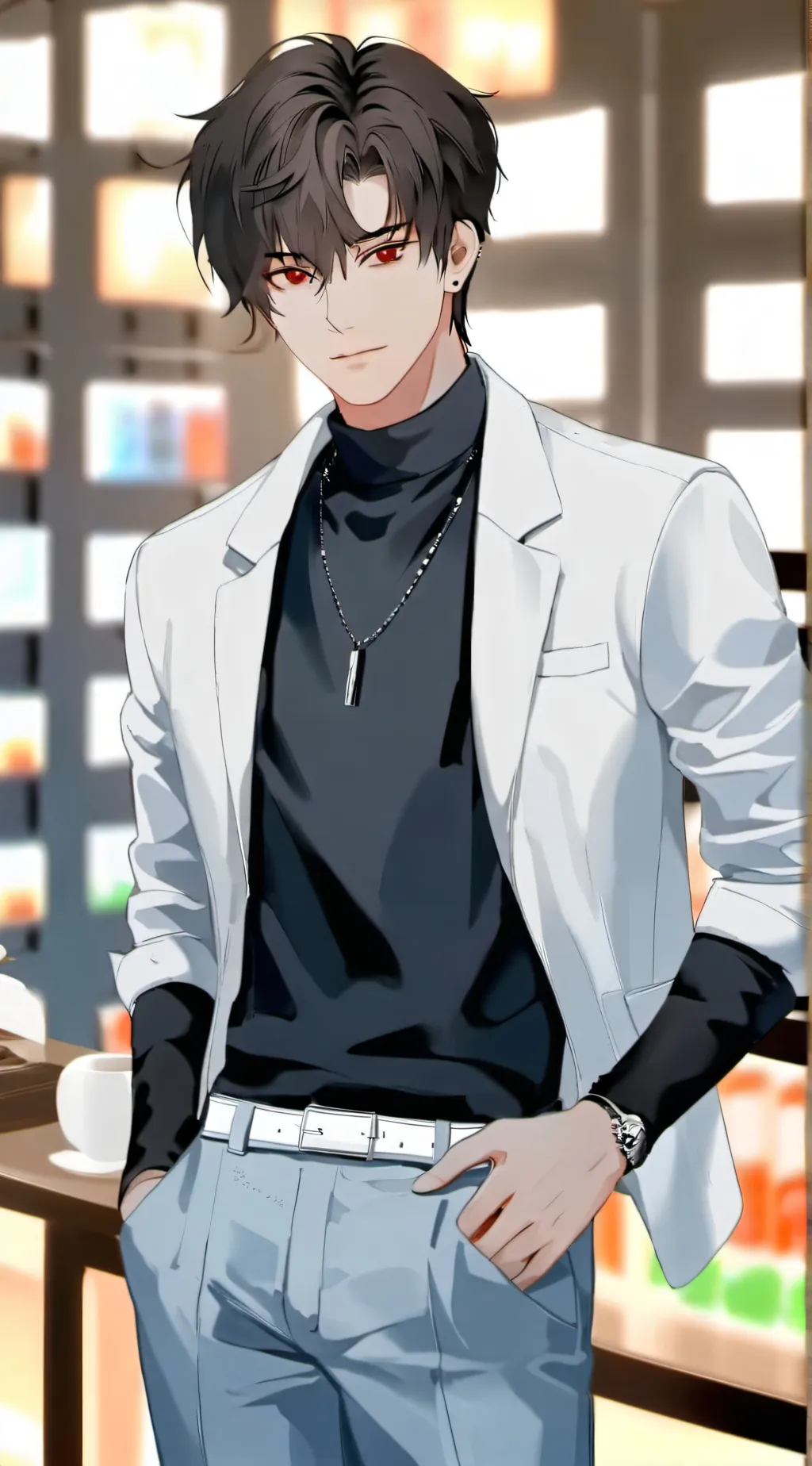 ai character: Aaron background